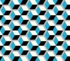 Free geometric cubes patterns