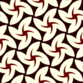 Free interlocking foliage weave patterns