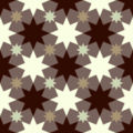 Free interlocking geometric stars patterns