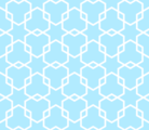 Free interlocking hexagons patterns