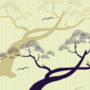 Free japanese pine tree stripe patterns