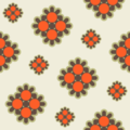 Free retro abstract flower patterns