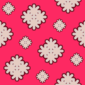 Free retro abstract flower patterns