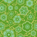 Free retro intense floral patterns