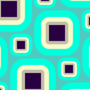 Free retro rounded square patterns